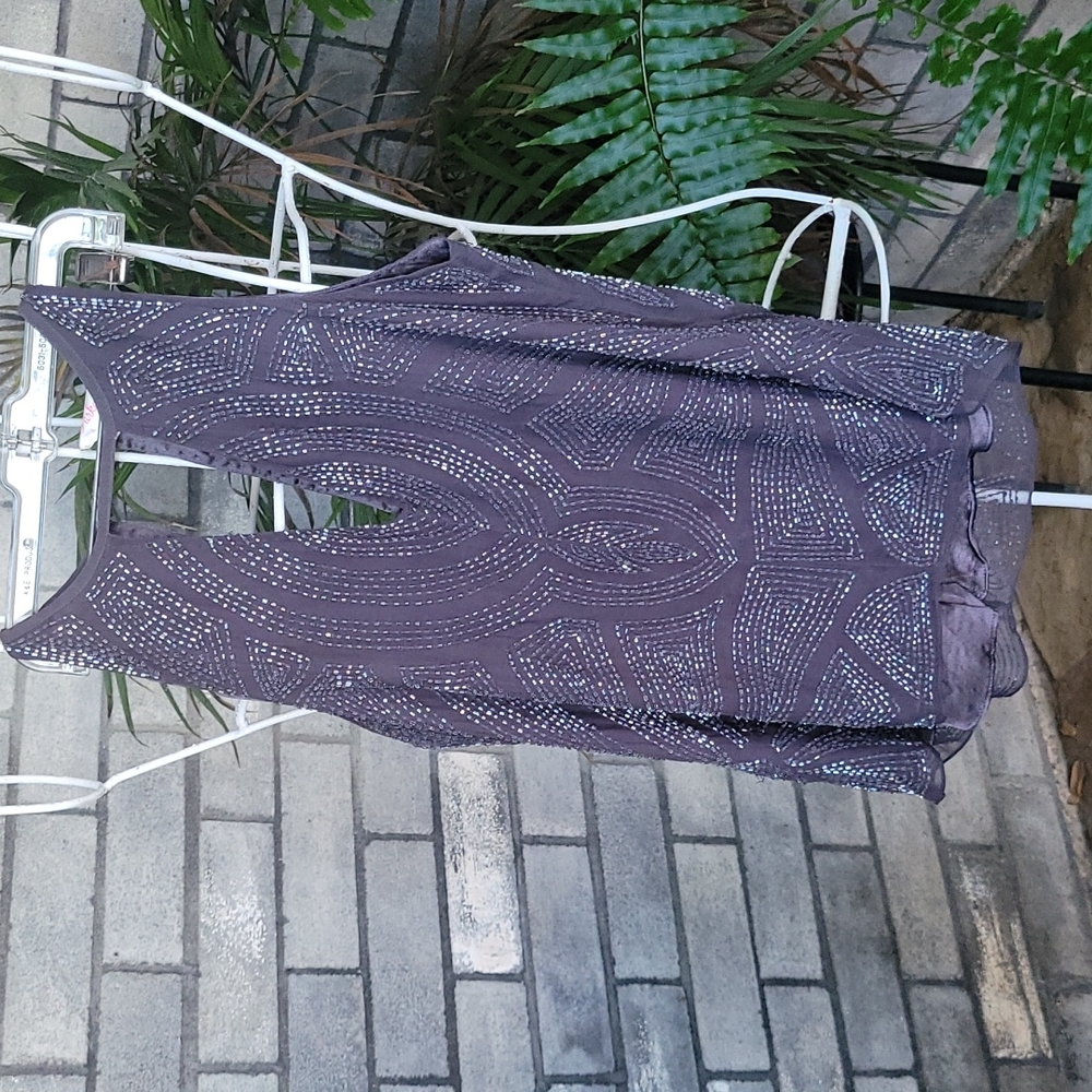 PARKER SILK/SEQUENCE BLOUSE SIZE S